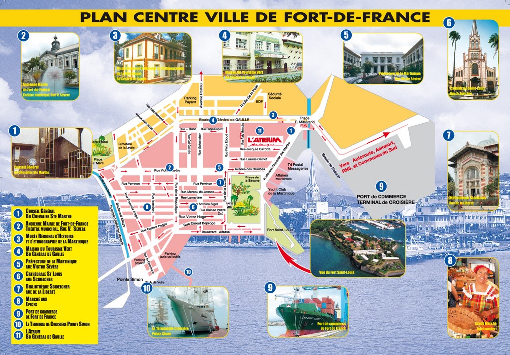 plan Fort de France