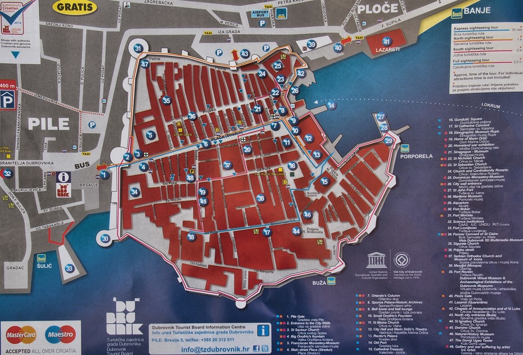 plan de Dubrovnik
