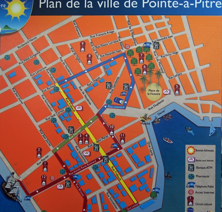 Plan port Pointe a Pitre