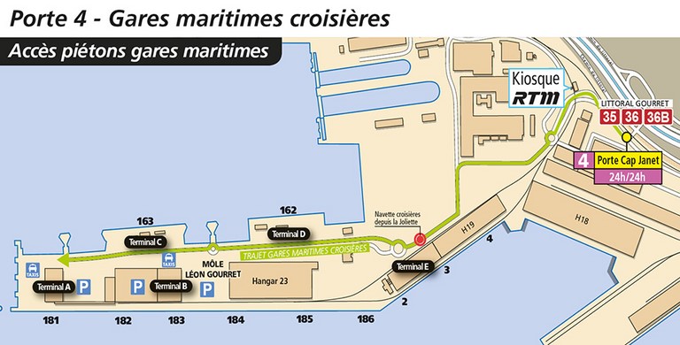 plan port Marseille