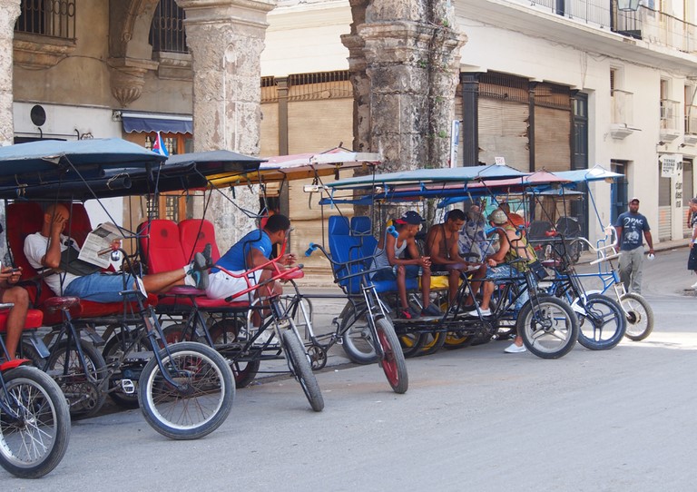 vélotaxis la Havane