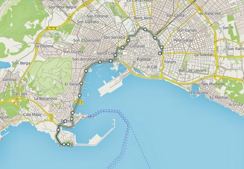 Plan ligne 1palma Plan ligne 1palma