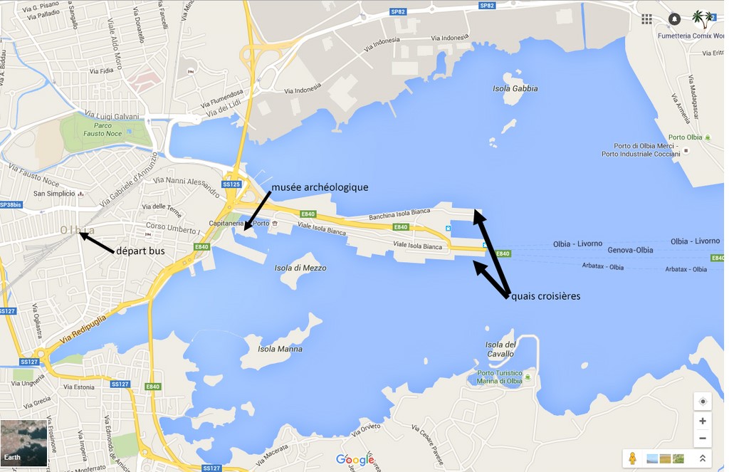 plan port Olbia