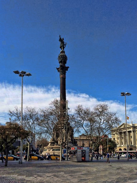 Statue Christophe Colomb Barcelone