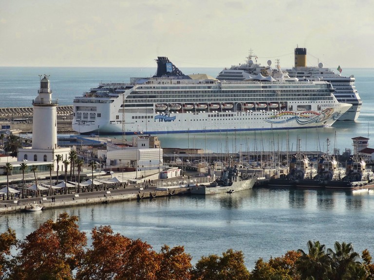 escale de croisière à Malaga
