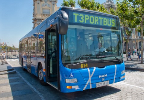 bus port Barcelone