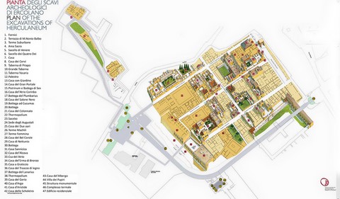 Herculanum plan du site