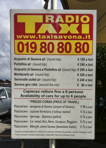 taxis Savone